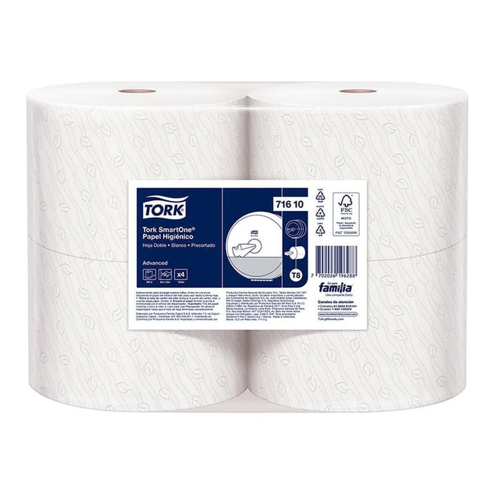 Papel Higiénico Jumbo 4/1 71610 XTRA1 Tork