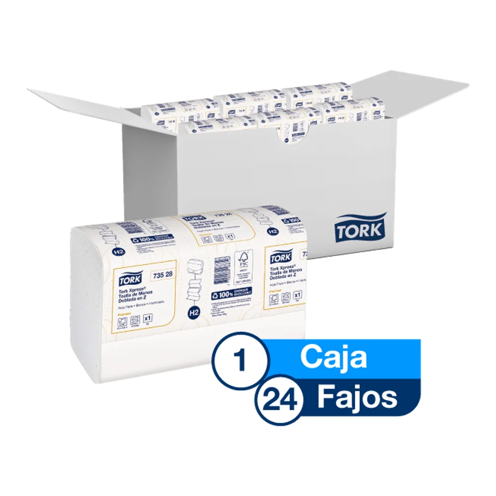 Papel Toalla Dobladas en Z 73528 Tork 24/1
